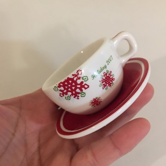 Holiday Starbucks Teacup Ornament 2007 - Picture 6 of 8